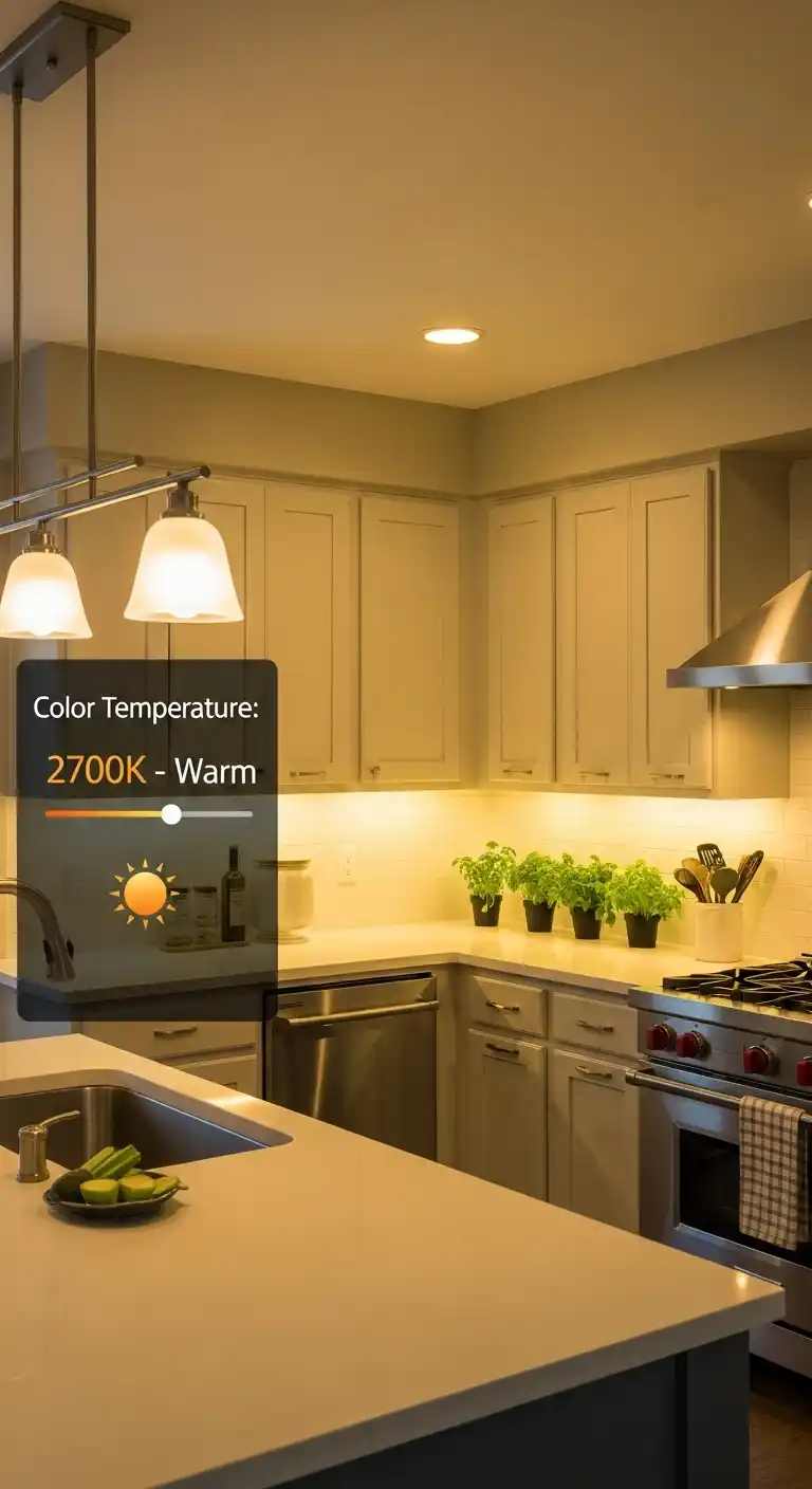10. Color Temperature Adjustable Lighting For Custom Comfort