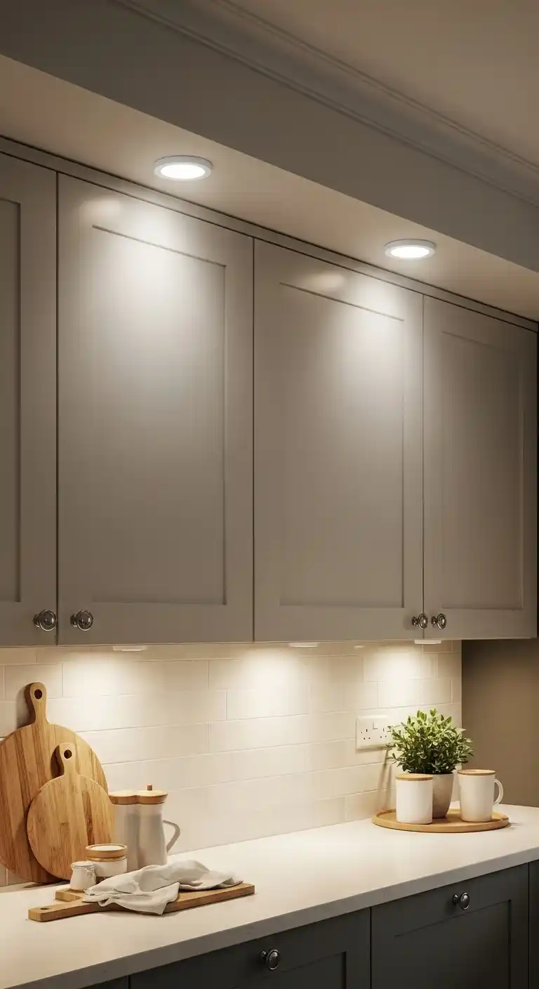 2. Puck Lights For Focused, Modern Illumination