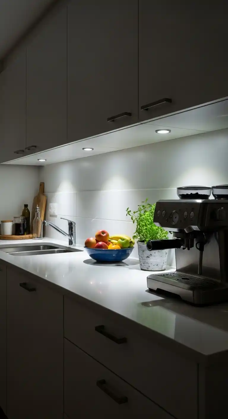 22. Under Cabinet Downlights For Crisp And Directed Illumination