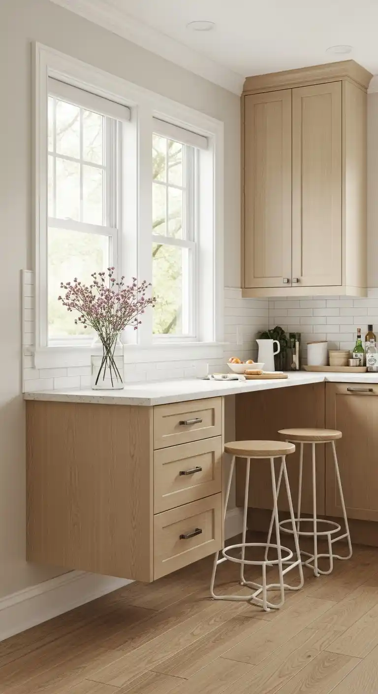 23. Floating Base Cabinet With Counter Extension