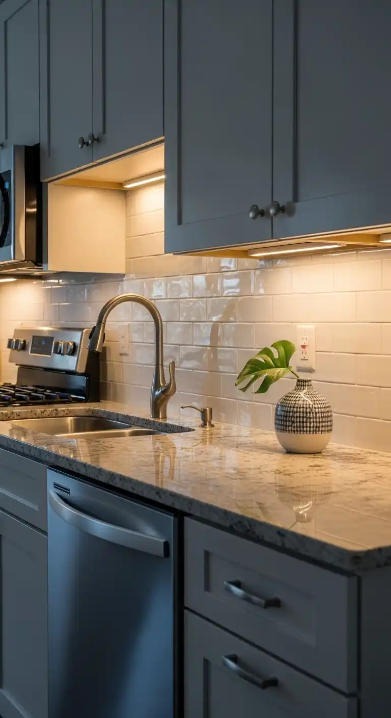 24. Under Kitchen Cabinet Lighting For Accent Effects