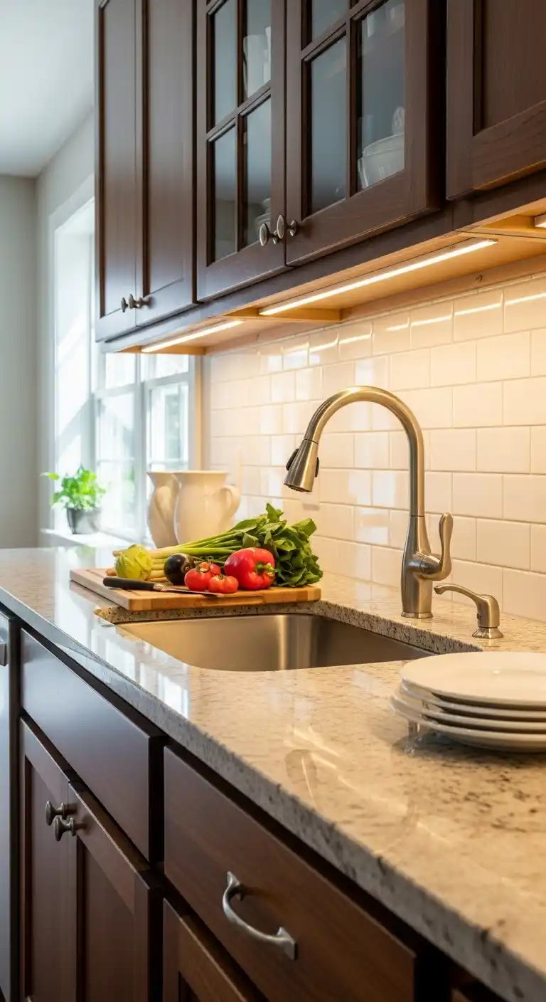 25. Under Kitchen Cabinet Lighting With Energy Efficient Leds