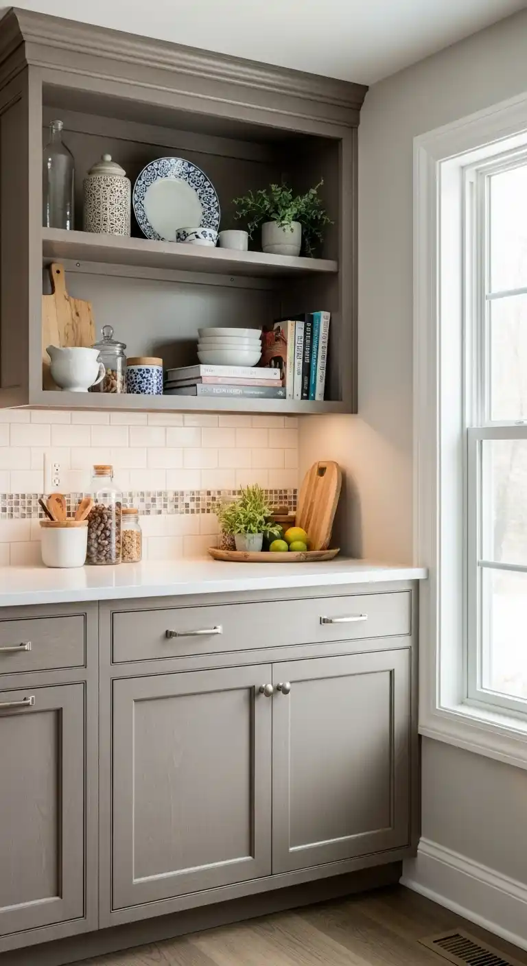 26. Two Level Cabinet With Display Area