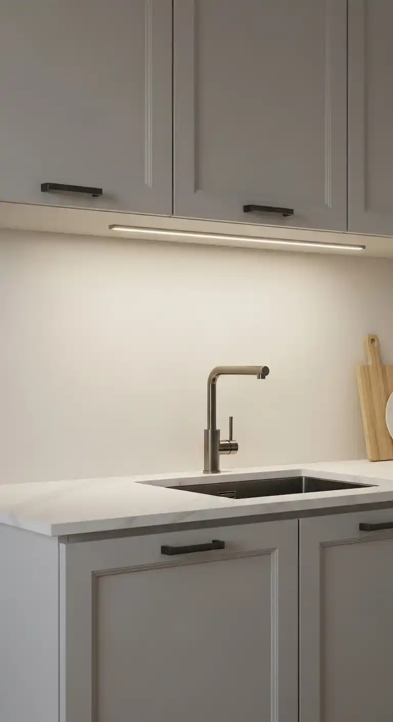 7. Recessed Linear Lights For Sleek And Streamlined Style