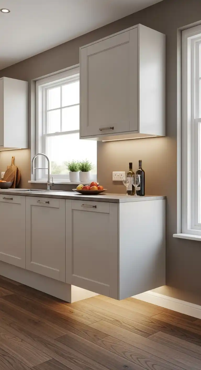 9. Floating Cabinet Next To Window