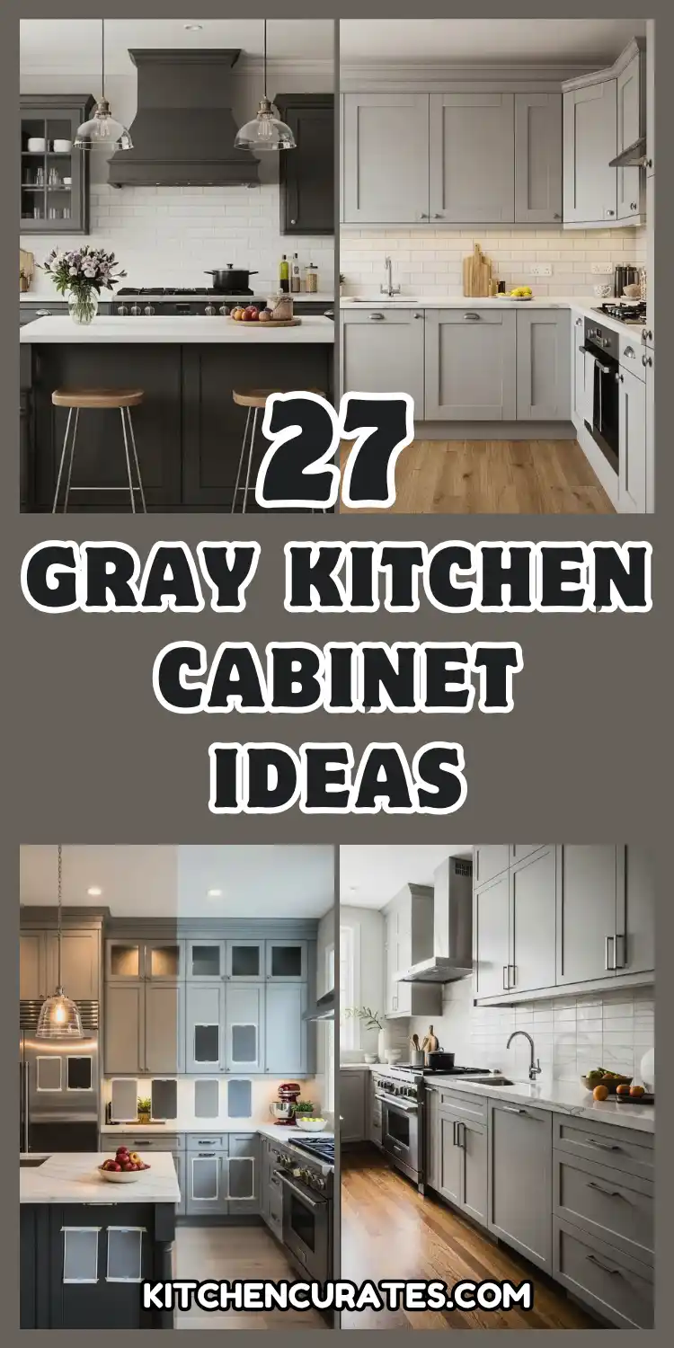 Gray Kitchen Cabinet