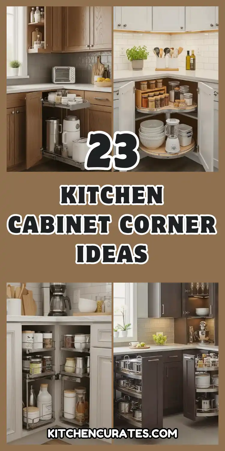 Kitchen Cabinet Corner Ideas
