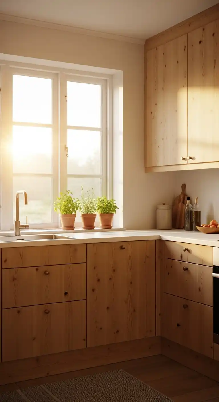 Understanding The Role Of Light Around Window Adjacent Cabinets