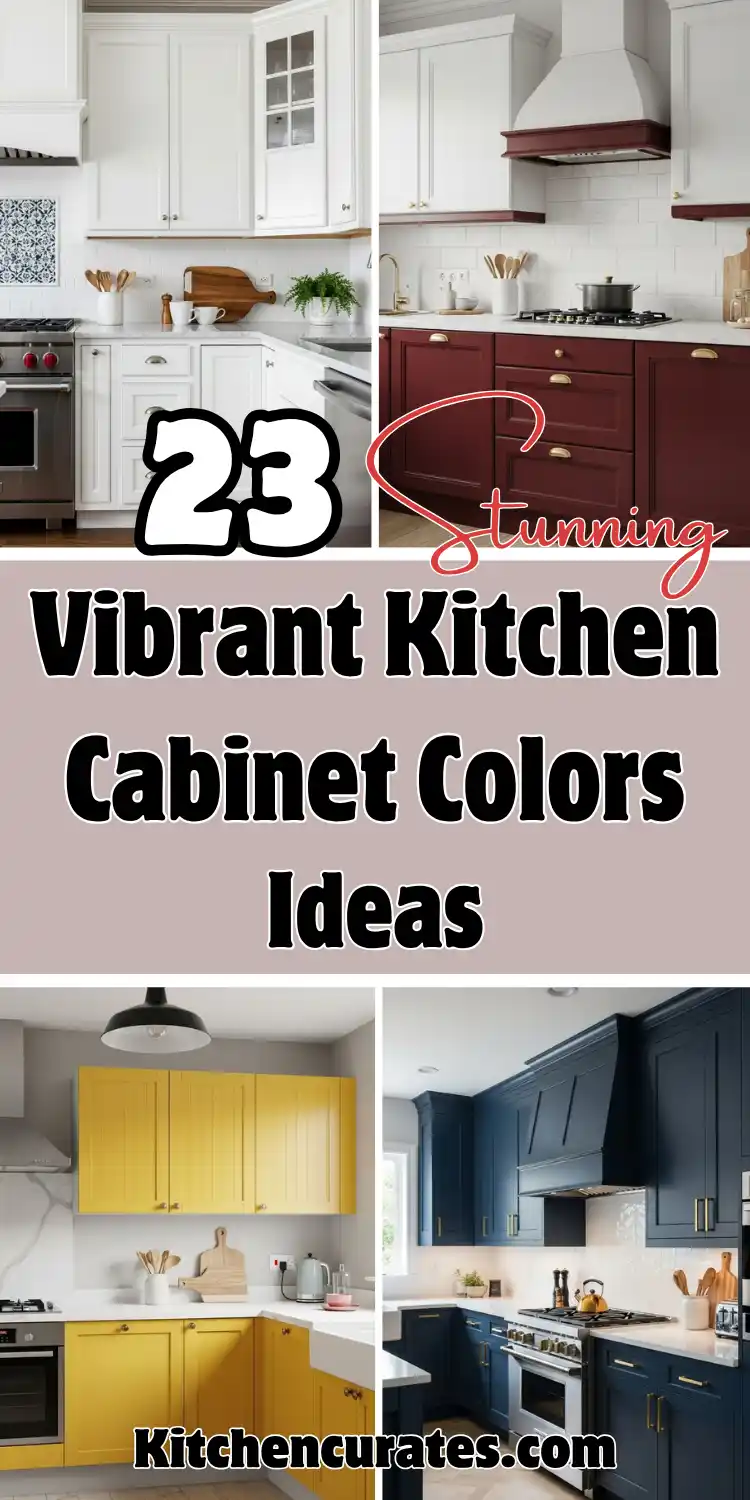 Vibrant Kitchen Cabinet Colors