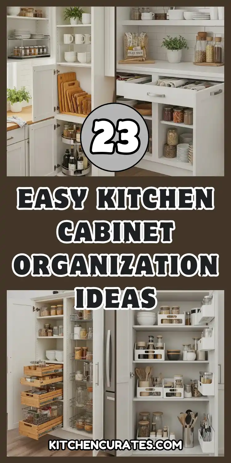 Easy Kitchen Cabinet Organization