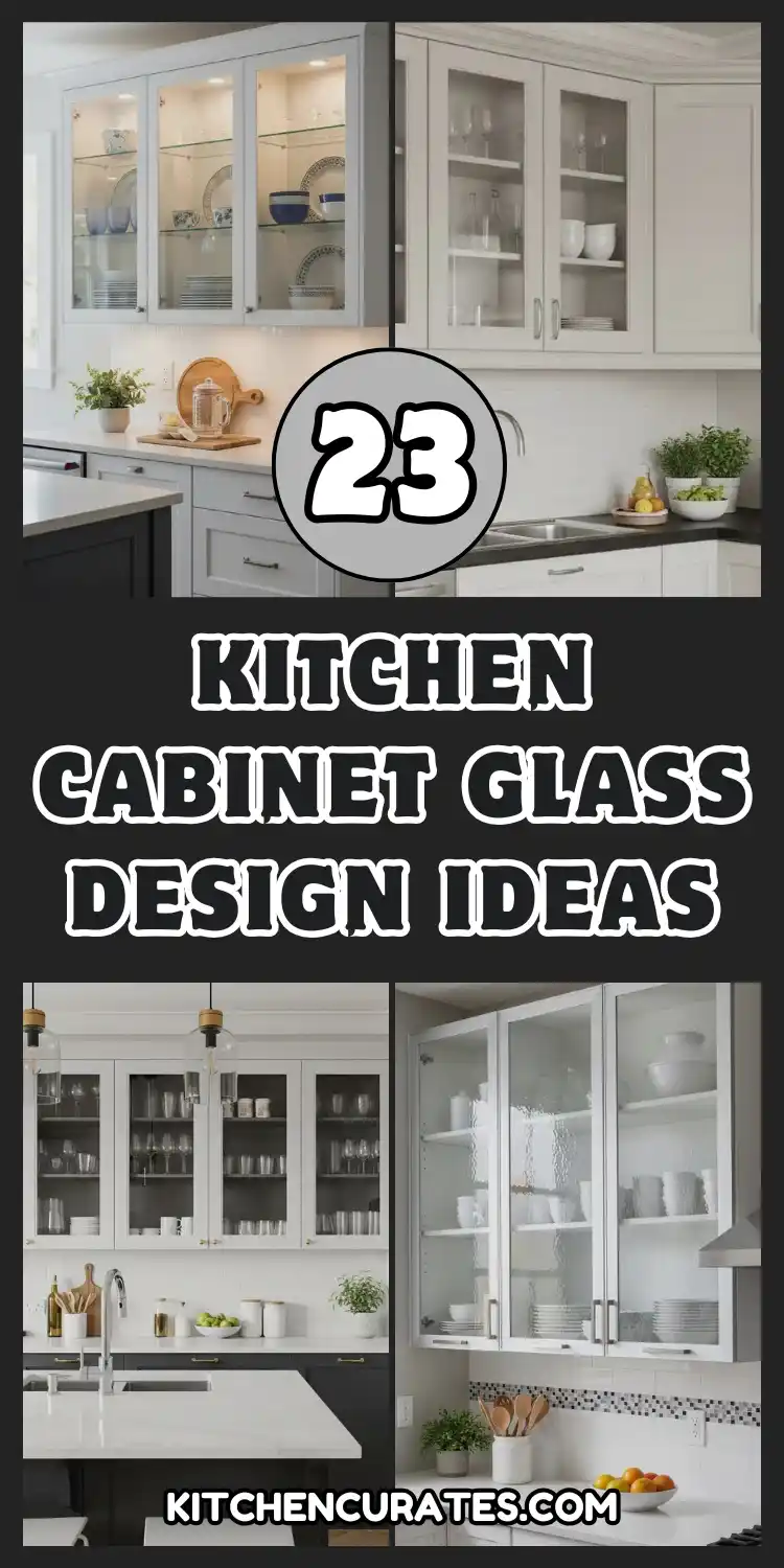 Kitchen Cabinet Glass Design