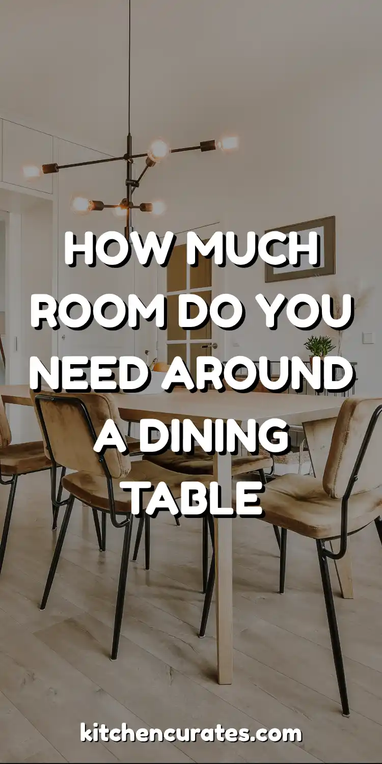 How Much Room Do You Need Around a Dining Table