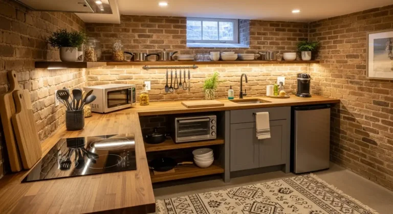 21 Basement Kitchenette No Sink Ideas for Small Spaces