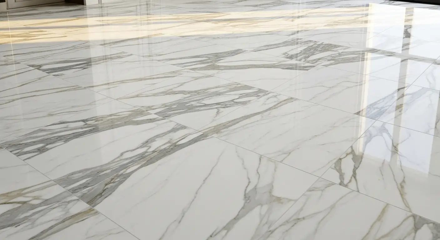 23 Calacatta Marble Floor Ideas for a Bright, Elegant Home