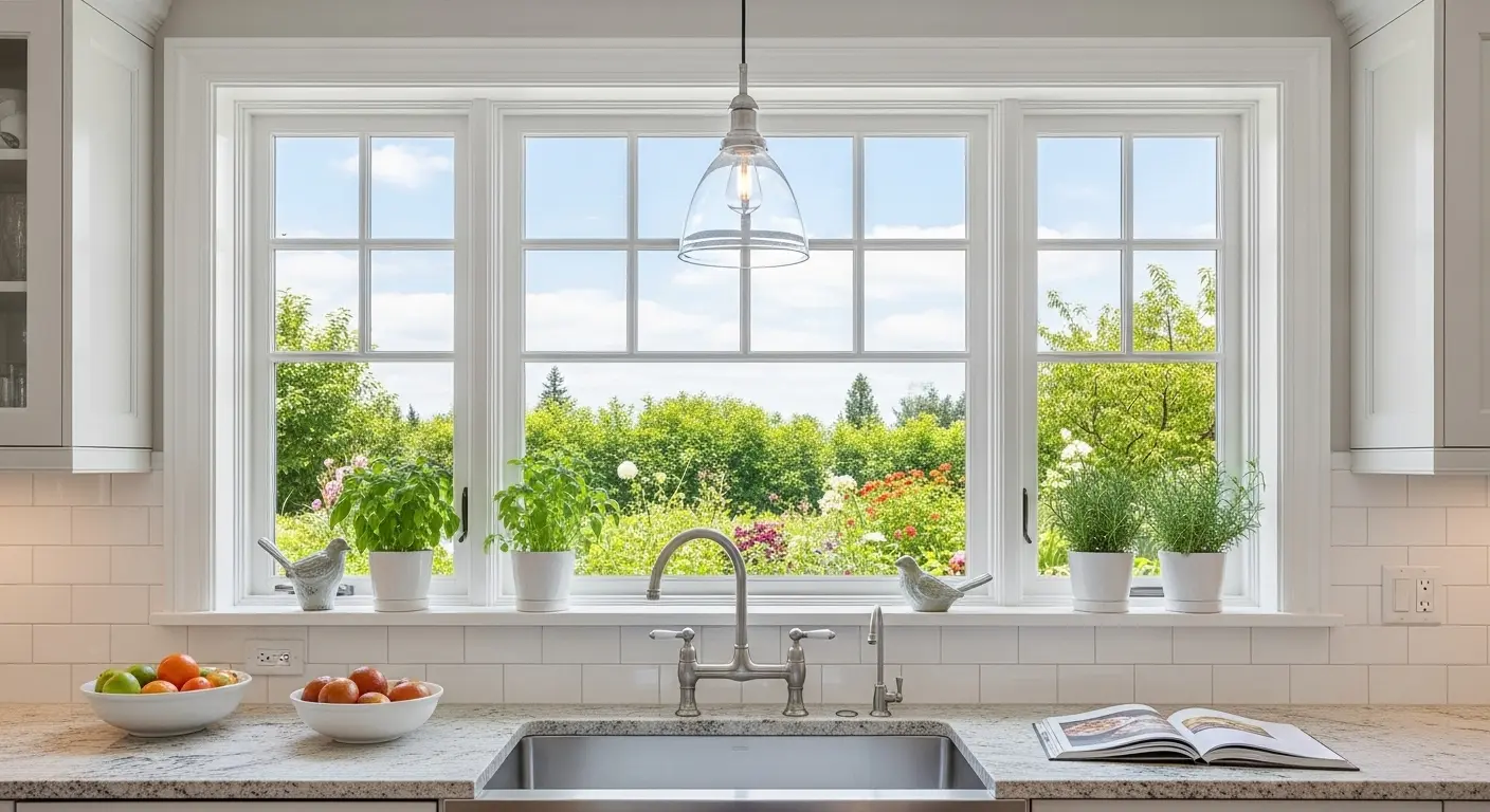 27 Bright & Stylish Kitchen Windows Above Sink Ideas