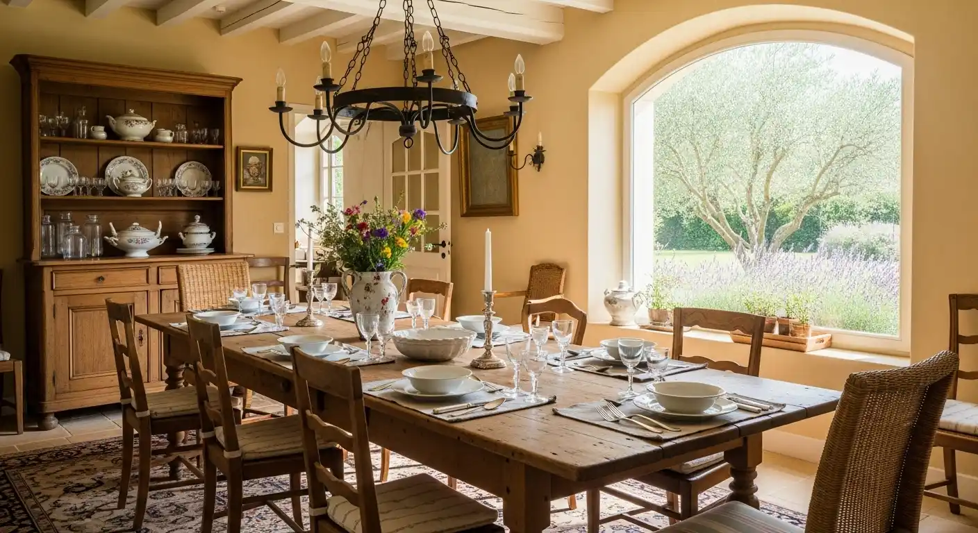 27 French Country Dining Room Ideas That Feel Cozy & Elegant