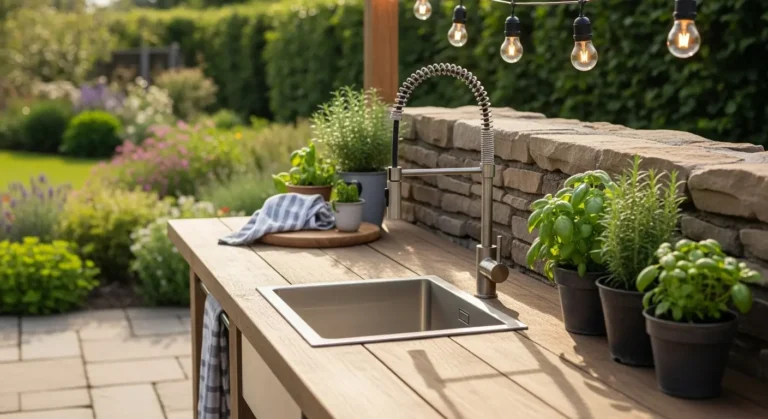 27 Outdoor Kitchen Sink Ideas to Make Cooking More Enjoyable