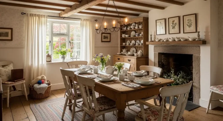 23 Cottage Dining Room Ideas for Warm & Inviting Spaces