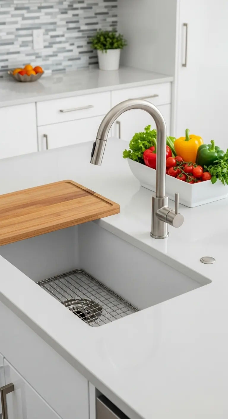 29. Integrated Quartz Prep Sink