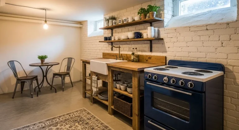 Basement Kitchenette with Stove Ideas for Small Spaces Today