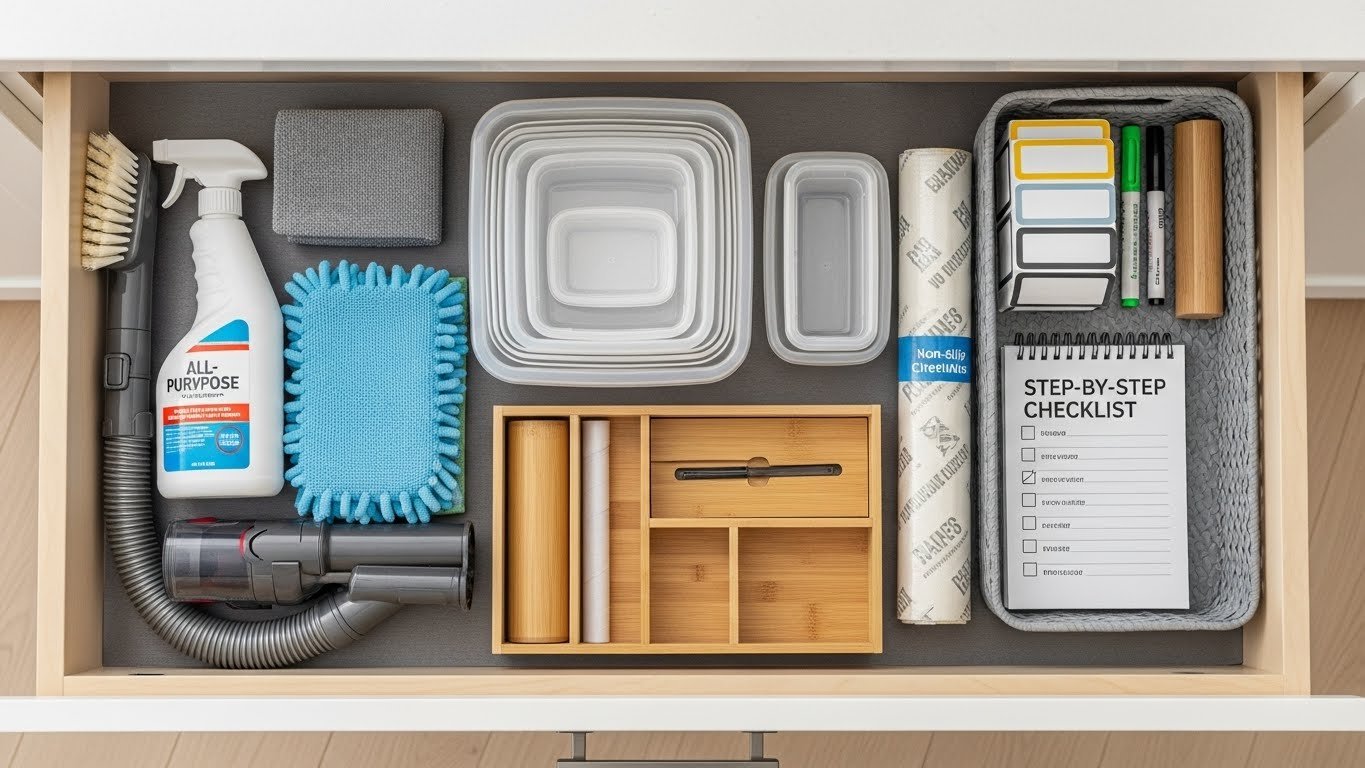 How to Deep Clean and Organize Your Kitchen Cabinets