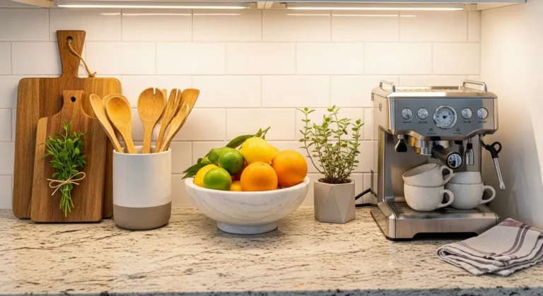 Kitchen Countertop Styling Ideas for Modern Stylish Kitchen