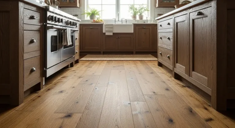 Modern Kitchen Wood Flooring Ideas That Bring Warmth & Charm