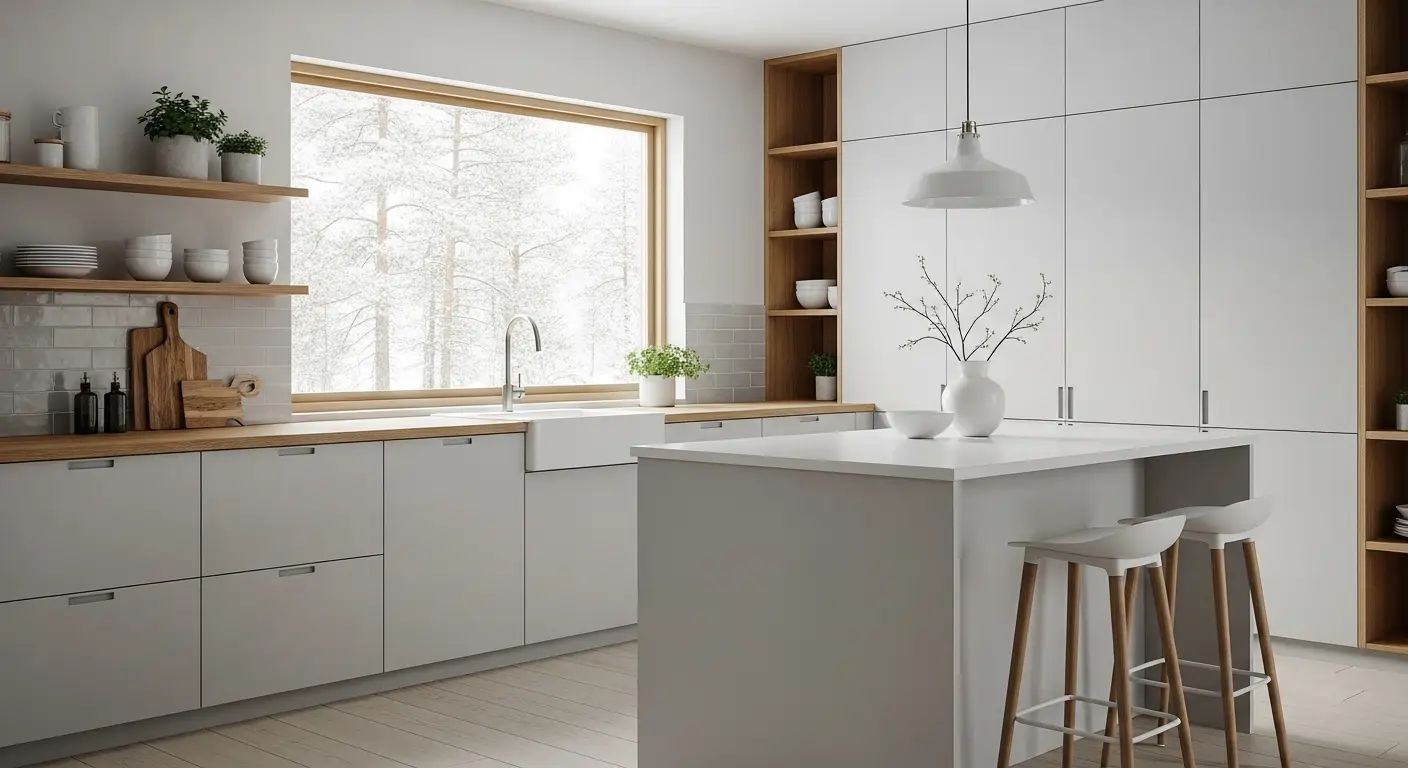 Scandinavian Kitchen Ideas for a Stylish Backyard Space