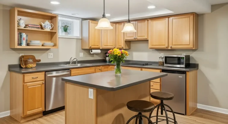 Transform Your Space: 23 Basement Kitchenette Island Ideas