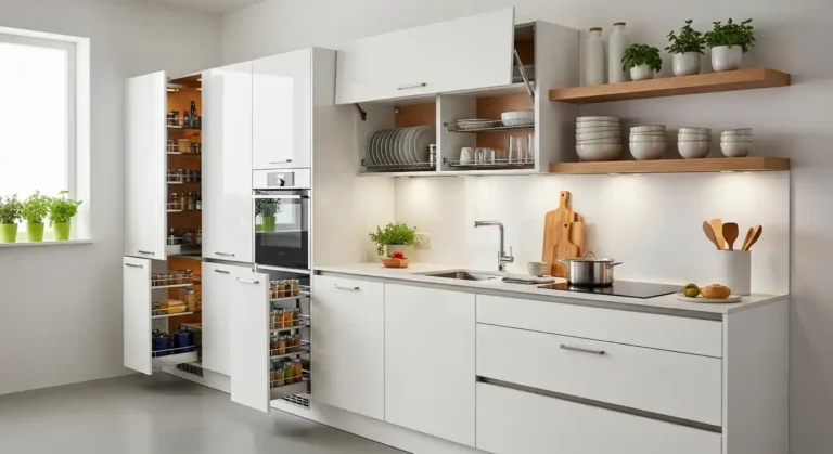 Small Kitchen Cabinet Hacks That Save Space & Look Chic