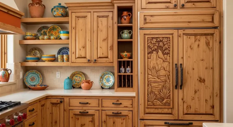 Southwestern Kitchen Cabinet