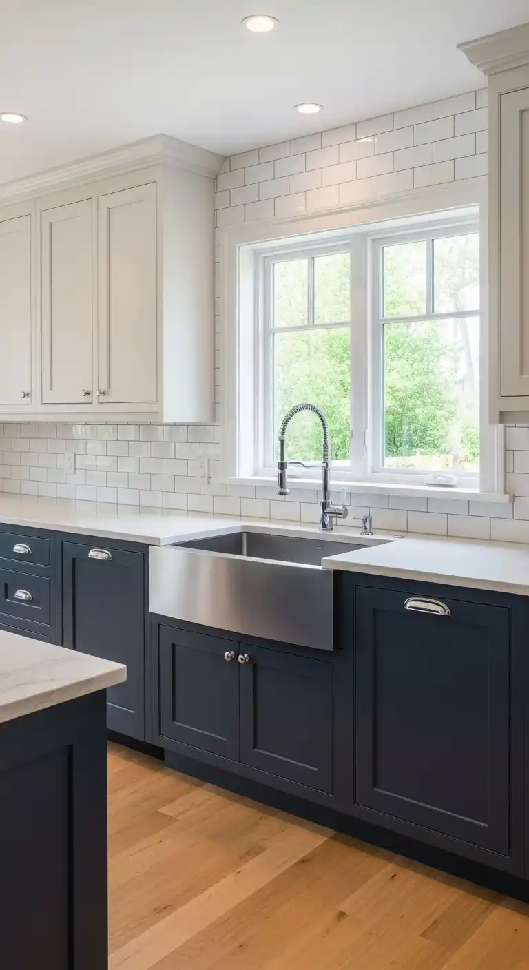 Classic Two-Tone Cabinets
