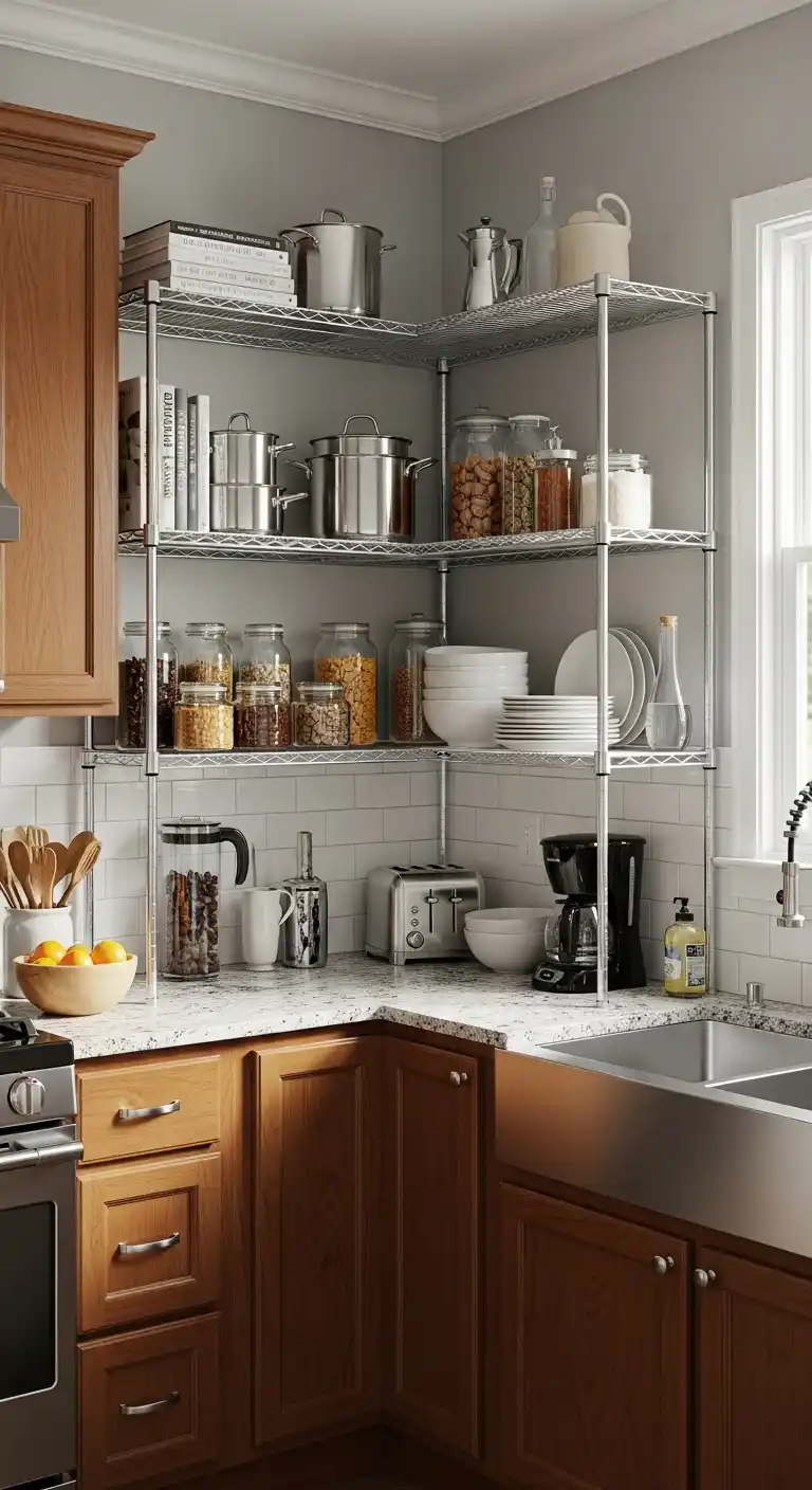 Adjustable Wire Shelving