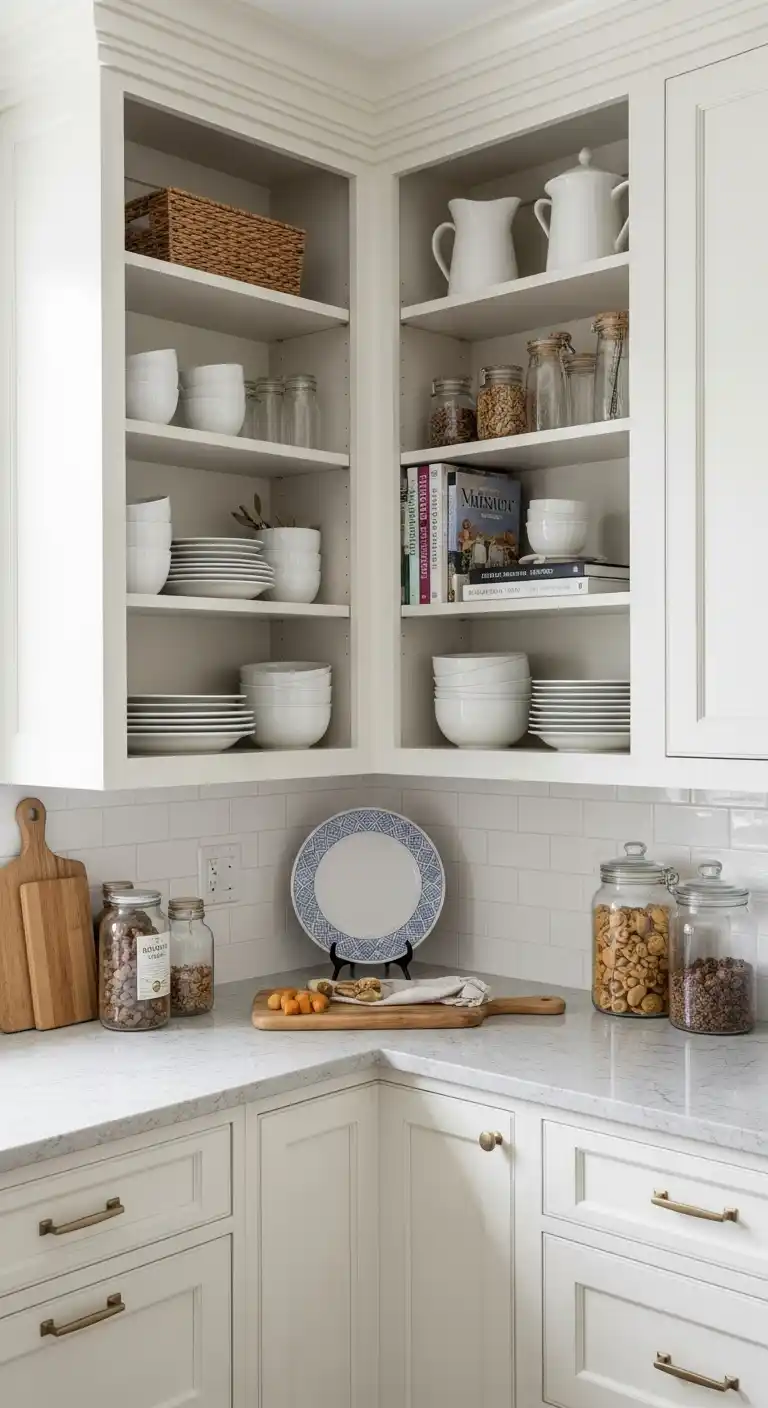 Open Corner Shelving