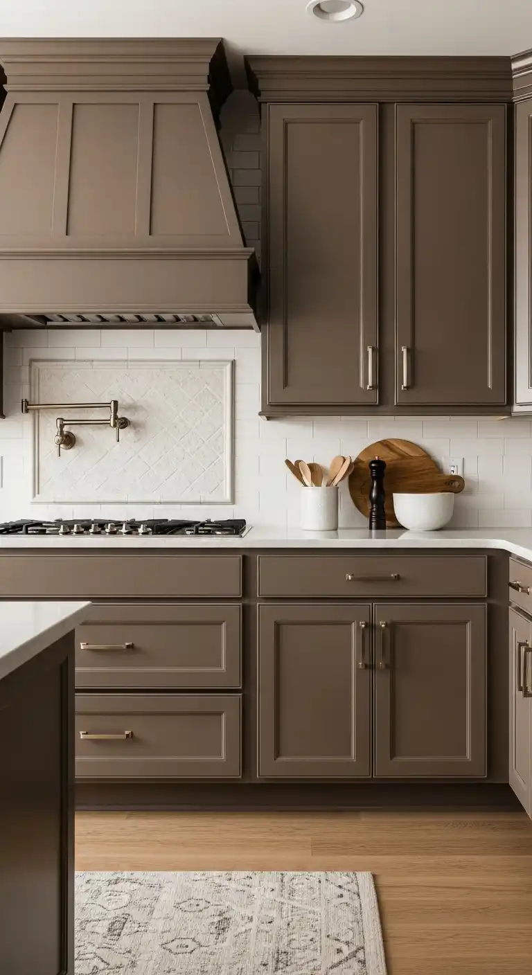 Soft Mocha Kitchen Cabinet Neutral Colors