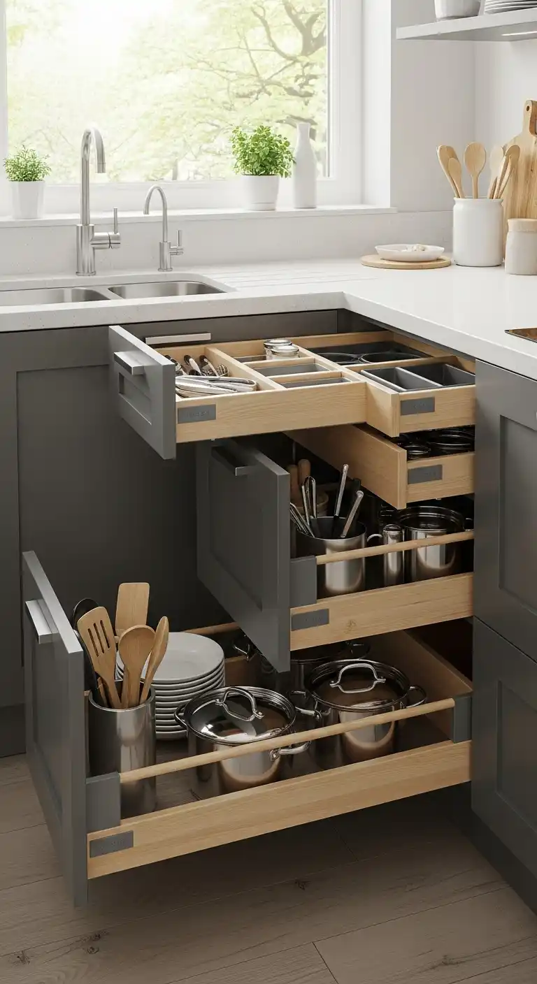 Corner Drawer System