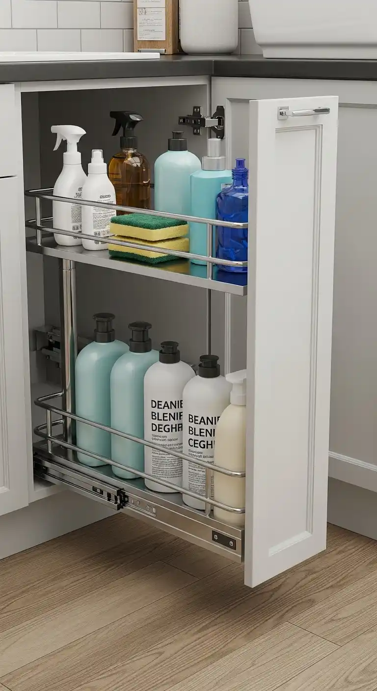 Corner Pull-Out Shelves