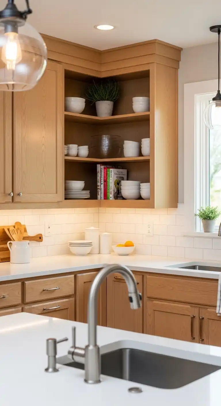 Open Corner Cabinets