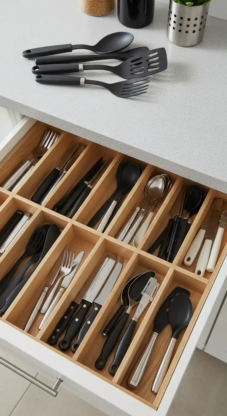Drawer Dividers for Utensils and Gadgets