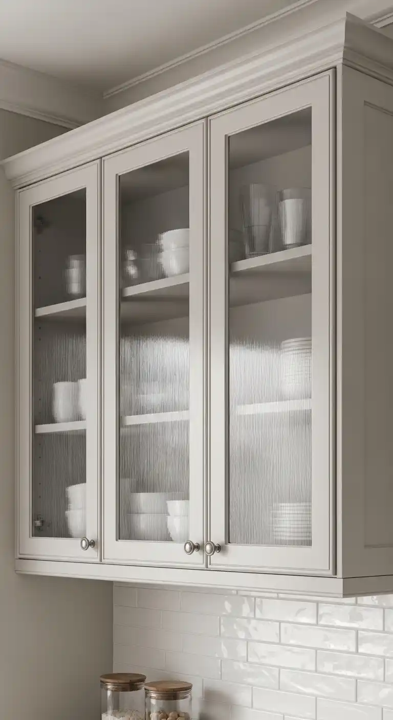 Glass-Accented Cabinets