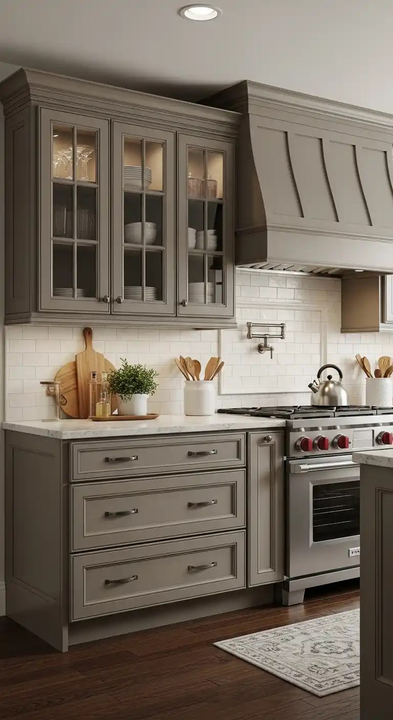 Soft Taupe Kitchen Cabinet Neutral Colors