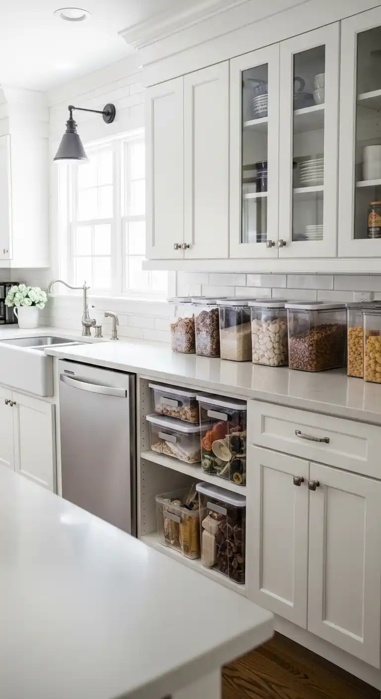 Clear Plastic Bins for Visibility