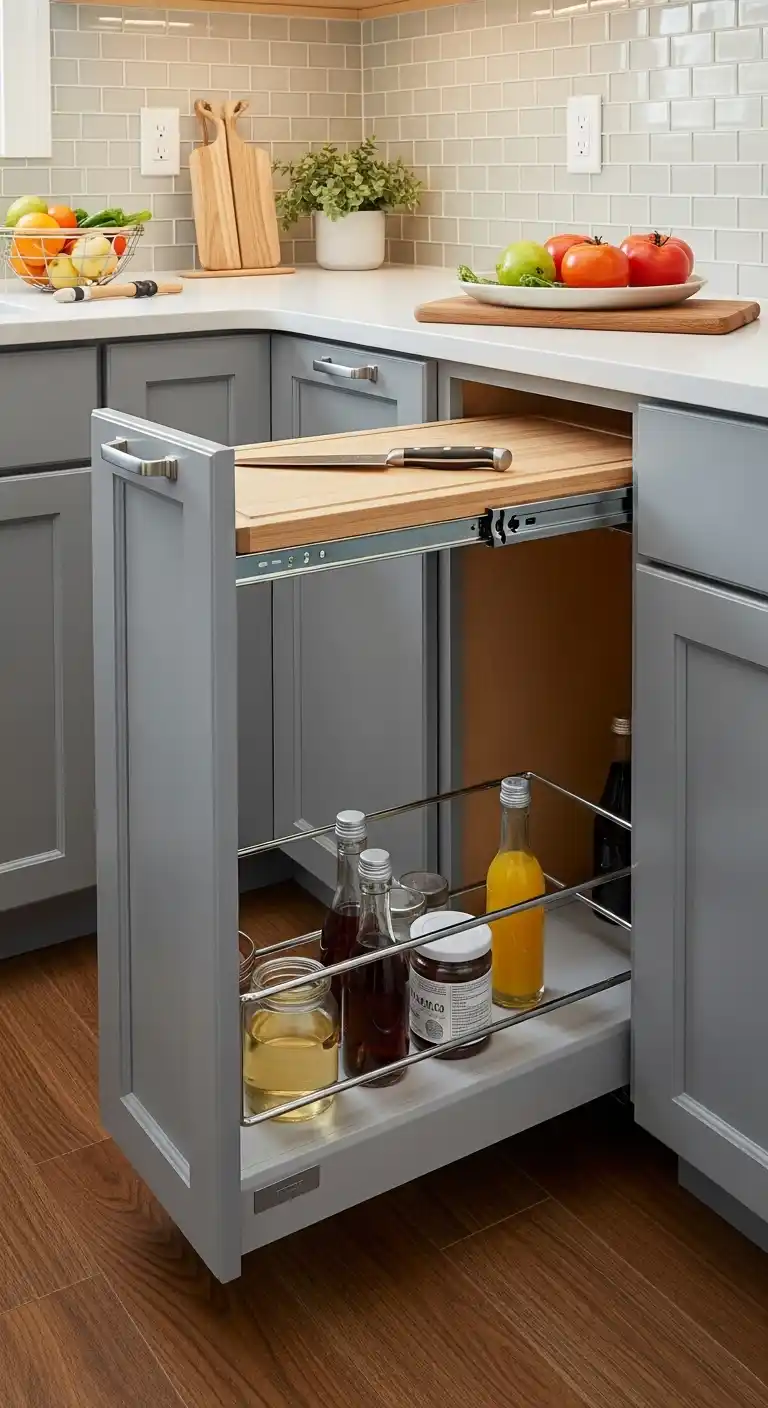 Pull-Out Cutting Board Drawer
