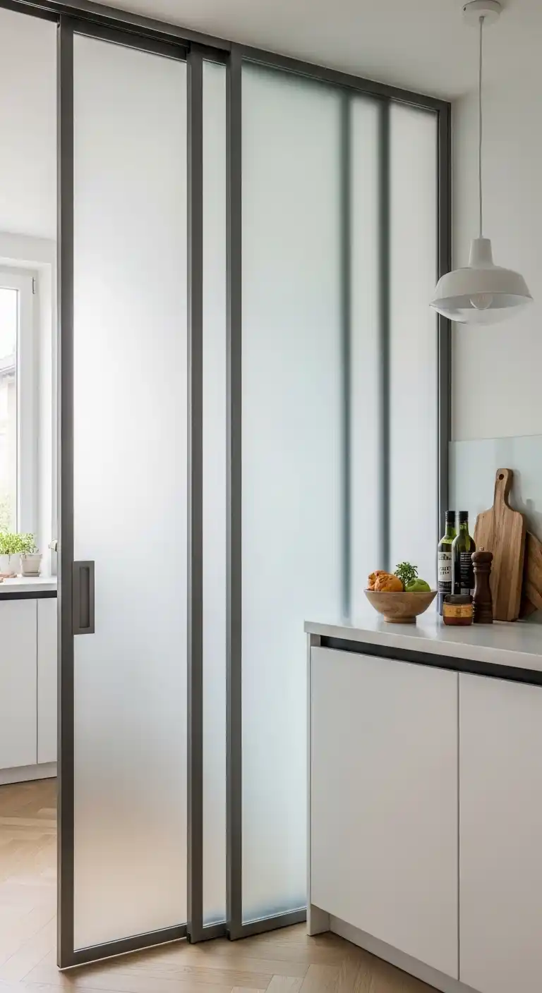 Frosted Glass for Subtle Elegance