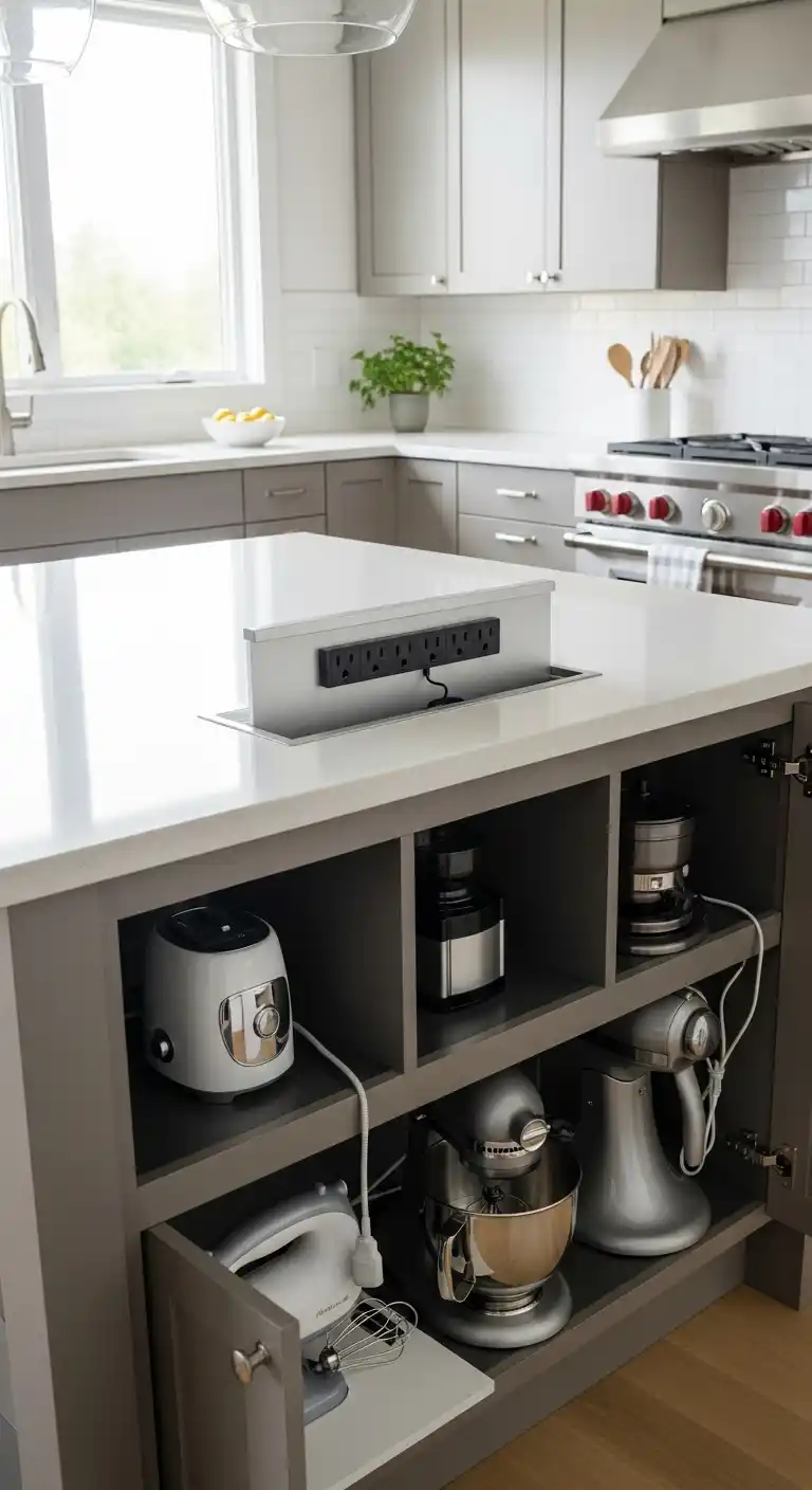 Built-In Charging Stations for Small Appliances