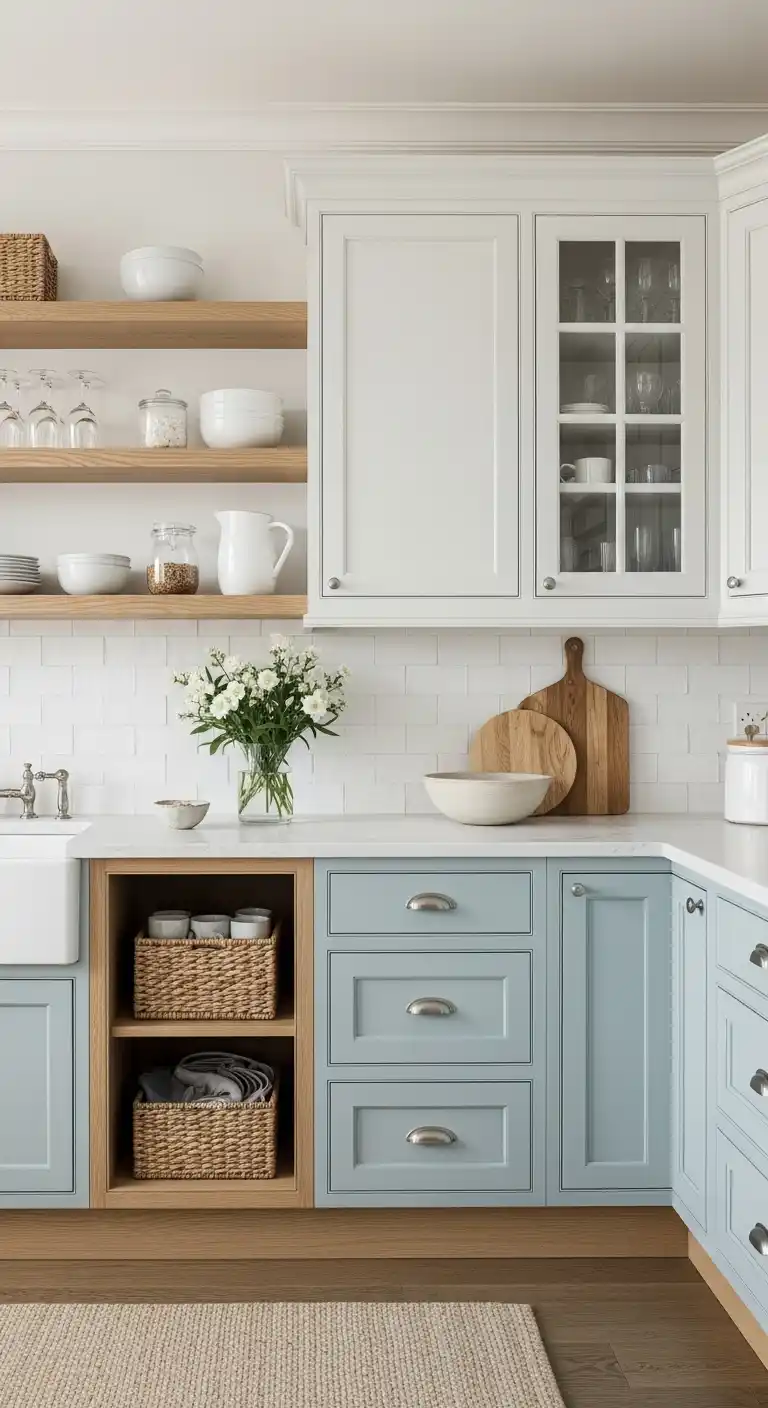 Coastal Kitchen Cabinet Style