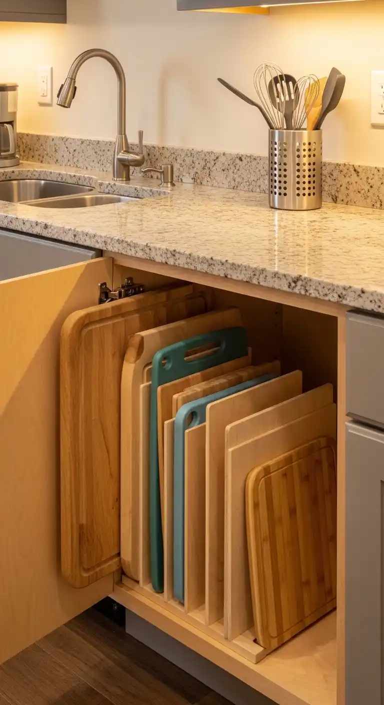 Vertical Dividers for Cutting Boards