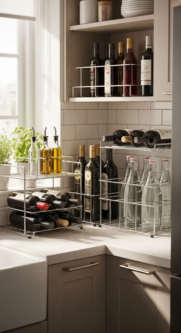 Stackable Wire Racks for Bottles