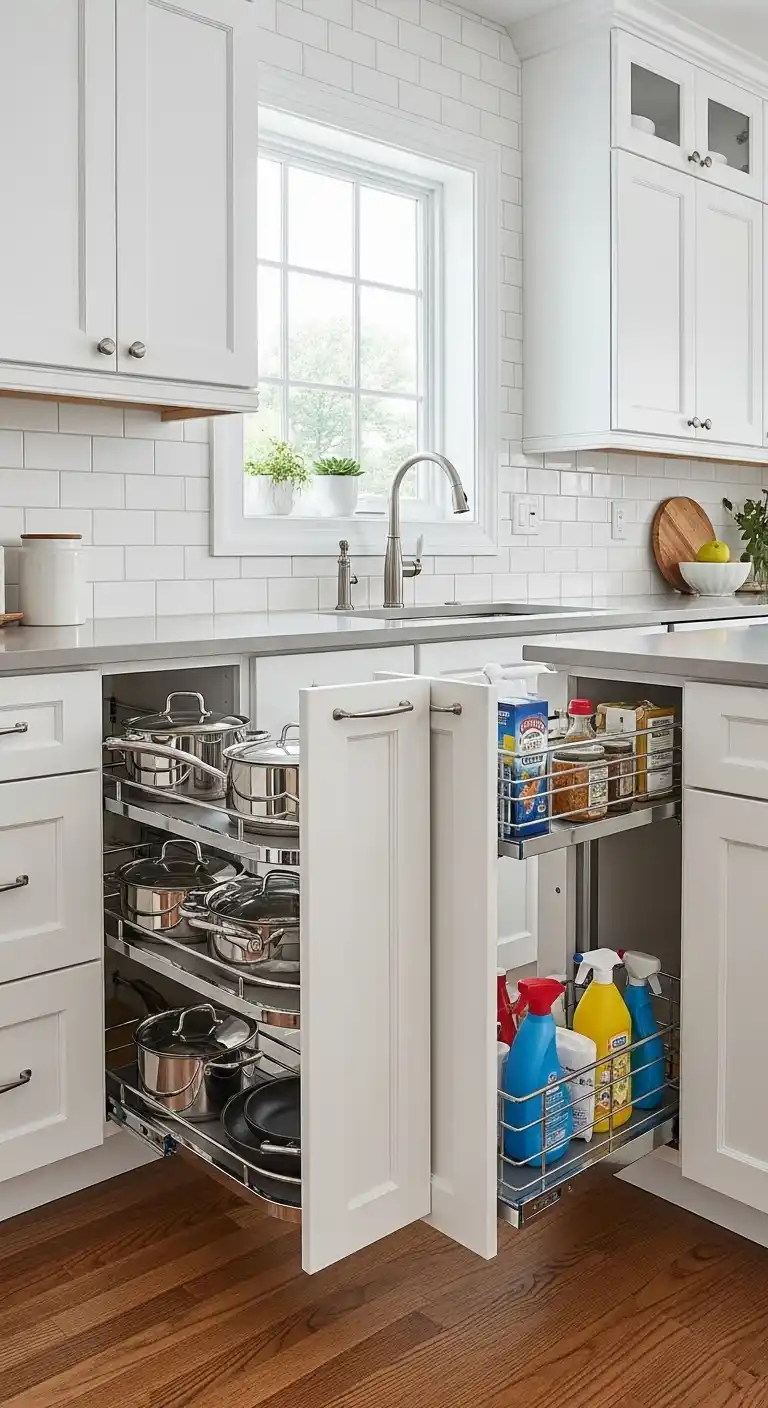 Blind Corner Pull-Outs