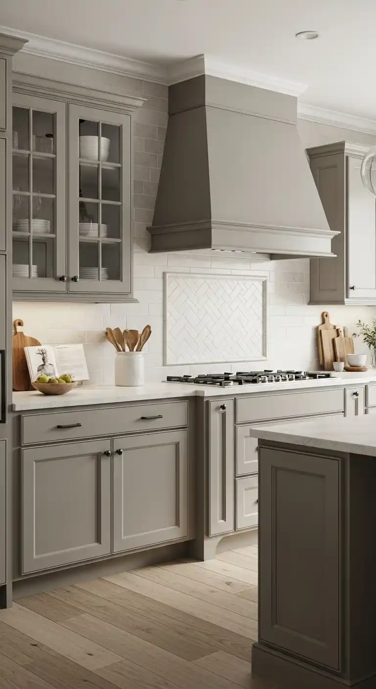 Greige Kitchen Cabinet Neutral Colors